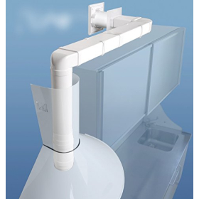 La Ventilazione CCR100B Curva 90° F/F из ABS для Aerazione Canalizzata, диаметр 100 мм