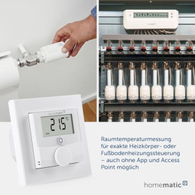 Termostato de pared Homematic IP con salida de conmutación - para interruptores de marca, 150628A0
