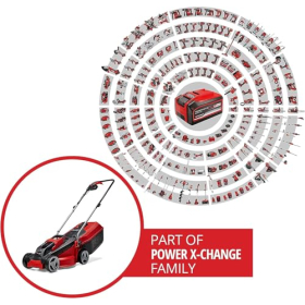 Einhell City GE-CM 18/30 Li Kit Power X-Change Akku-Rasenmäher (18 V, 30 cm Schnittbreite, bis zu 150 m², bürstenlos, 25 L Grasfangkorb, 30-70 mm Schnitthöhe, 3,0 Ah Akku + Ladegerät)