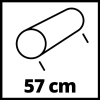 Einhell lawn roller 57, 57 cm roller width, 32 cm diameter, 46 L filling volume, GC-GR 57