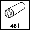Einhell lawn roller 57, 57 cm roller width, 32 cm diameter, 46 L filling volume, GC-GR 57
