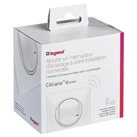 LEGRAND – Plug-in switch with dimmer option for Céliane with Netatmo installation – Wired switch