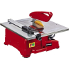 Einhell TC-TC 800 tile cutter (800 W, 2,950 rpm, tiltable stainless steel table with angle scale, adjustable angle stop, parallel stop with scale, including diamond cutting disc Ø 180)