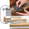 wolfcraft Stair Gauge 5210000 – Measuring tool for staircase construction – Stair template for transferring step dimensions
