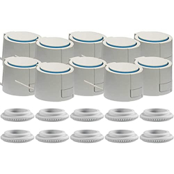 Stellantriebsset Alpha 5 Universal 230 V 9er Pack | Typ VA80 passend für Heimeier/Kermi/Roth/Herb/Thermoval u.a.