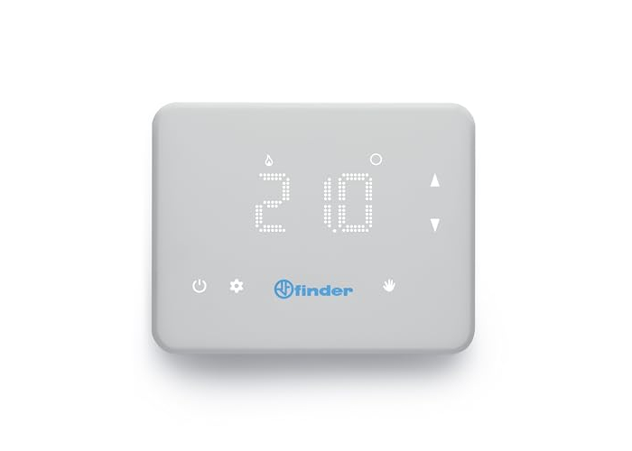 Finder Digital Chronothermostat Type 1C9190030W07 - Series 1C Finder, surface matt white Finder Digital Chronothermostat Type 1C9190030W07 - Series 1C Finder, surface matt white