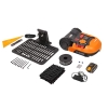 WORX Landroid WR155E Robot Tondeuse Connecté e t Intelligent, 2000 m² Surf.Max 2400 m², einfache Installation, konfigurierbar, Pente 35 %, Pluie détecteur