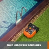 WORX Landroid WR155E Robot Tondeuse Connecté e t Intelligent, 2000 m² Surf.Max 2400 m², einfache Installation, konfigurierbar, Pente 35 %, Pluie détecteur