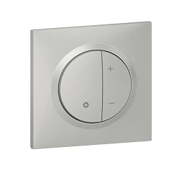 Legrand – Variator für alle Lampen Dooxie 2 Fils Sans Neutre Livré avec Plaque Carrée Alu