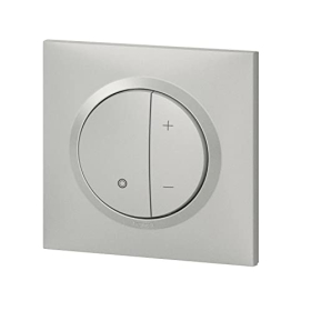 Legrand – Варіатор для всіх ламп Dooxie 2 Fils Sans Neutre Livré avec Plaque Carrée Alu