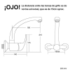 Single lever wall faucet for the kitchen - Cubee