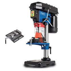 Scheppach DP16VLS - Tischbohrmaschine mit Schraubstock, 500 W, 600-2600 U/min, mit Laser