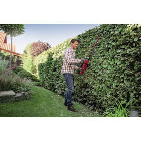 Аккумуляторный кусторез Einhell GE-CH 36/65 Li-Solo Power X-Change, литий-ионный, 36 В, длина резки 65 см, расстояние между зубьями 30 мм, вращающаяся ручка, без аккумулятора и зарядного устройства 