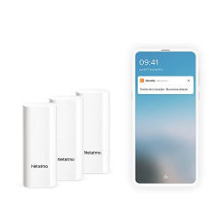 Интеллектуальные дверные и оконные детекторы Netatmo, без фильтра, моноблочные, 3 шт. в упаковке, обнаружение вибрации – DTG-FR