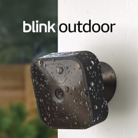 Blink Outdoor HD Wireless-Überwachungskamera mit Alexa-Unterstützung und Bewegungserkennung