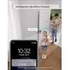eufy Security Indoor Cam 2K Pan & Tilt, telecamera wi-fi interno, Videosorveglianza con AI per Riconoscimento Persone/Animali, Assistenza Vocale, Visione Notturna, MicroSD non Inclusa