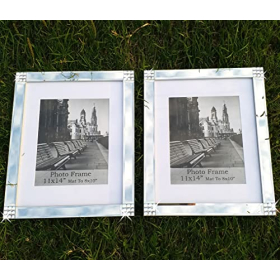 Стандартна срібна дзеркальна фоторамка Meetart 11 x 14 дюймів і 8 x 10 дюймів