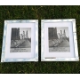 Meetart Standard Silver Mirror Picture Frame 11" x 14" and 8" x 10"