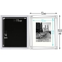 Meetart Standard Silver Mirror Picture Frame 11" x 14" and 8" x 10"