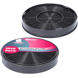 McFilter I 2x Aktivkohlefilter Ø 200mm für Dunstabzugshaube Alternative für AEG/Electrolux 9029793578 EFF62