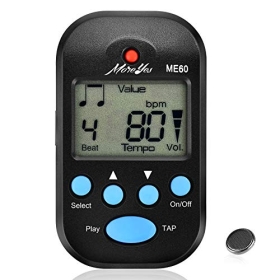 MOREYES Mini Digital Metronome with Speaker for Saxophone, Piano, Guitar, Violin