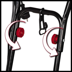 Einhell Електрична мотика для ґрунту GC-RT 1545 M (1500 Вт - 45 см, робоча глибина 22 см, робоча ширина 45 см, 2-точковий запобіжний вимикач, перевантажувальна муфта, складна направляюча планка, надійний подрібнюючий нож)