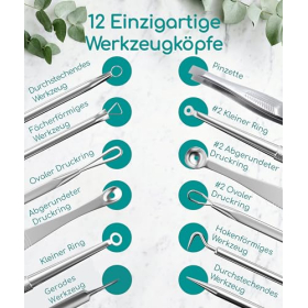 Medi Grade - Blackhead Remover Set [7 pieces]