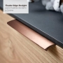 Copper furniture handle edge, straight handle, 200 m