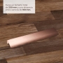 Copper furniture handle edge, straight handle, 200 m