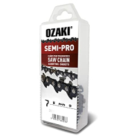 OZAKI – 3/8 LP E66 Chainsaw Chain – Semi-Pro – 1.6 mm (0.063 inch) Gauge – Half-Square Hollow Bar