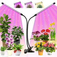 KEAWEO LED Plant Lamp, Full Spectrum Plant Light, Plant Growth Light Lamp, Plant Lights with Timer 3/9/12H, 3-Mode Growth Lamp