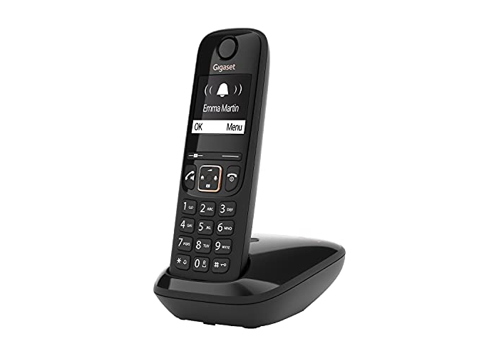 Gigaset Allrounder - Cordless phone - Large, high-contrast display - Brilliant audio quality - Customizable sound profiles - Hands-free function - Call protection, black Gigaset Allrounder - Cordless phone - Large, high-contrast display - Brilliant audio quality - Customizable sound profiles - Hands-free function - Call protection, black