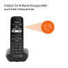 Gigaset Allrounder - Cordless phone - Large, high-contrast display - Brilliant audio quality - Customizable sound profiles - Hands-free function - Call protection, black