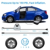 Компрессор Reesibi 12 В 230 В, электрический насос для накачки шин легковых автомобилей с цифровым дисплеем, светодиодным рабочим освещением и набором адаптеров