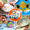 7 Artist Acrylic Paint Set 12 Colors x 20 ml for Canvas Paper Stone Wood Ceramic Acrylic Paints for Artists Beginners