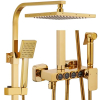ESOP Duschsäulen-Montage-Wandbild-Ensemble der Duschen mit 22 cm * 22 cm Duschkopf, Hauptdusche, Baignoire-Robinet, Pulvérisateur-Bidet