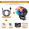 Gobikey Disco Ball, 360° Rotatable Music-Activated Disco Light LED Party Lamp with Remote Control, 3W RGB Dynamic Disco Light Effects, 4m/13ft USB, Party Light for Party/Halloween/Kids/Wedding