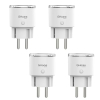 GHome Smart Plug, Mini-WLAN-Stecker, Alexa-Stecker mit Energieüberwachung, nur 2,4-G-WLAN, funktioniert mit Alexa und Google Home, TÜV-zertifiziert, 10 A, 4er-Pack