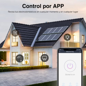 GHome Smart Plug, Mini-WLAN-Stecker, Alexa-Stecker mit Energieüberwachung, nur 2,4-G-WLAN