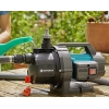 Gardena Garden Pump 3700/4 P Basic: зрошувальний насос з витратою 3700 л/год, потужністю 800 Вт, міцний завдяки валу з нержавіючої сталі, пластиковий корпус, можливе підключення спринклера (9015-47)