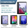 Чехол-клавиатура Wineecy с подсветкой для Samsung Galaxy Tab A7 Lite 8,7 дюйма 2021 г.