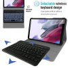 Чехол-клавиатура Wineecy с подсветкой для Samsung Galaxy Tab A7 Lite 8,7 дюйма 2021 г.