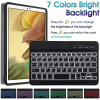 Чехол-клавиатура Wineecy с подсветкой для Samsung Galaxy Tab A7 Lite 8,7 дюйма 2021 г.