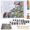 Ledgebay Malen nach Zahlen Erwachsene, Anfänger bis Fortgeschrittene Zahlen-Set mit Acrylfarbe und Staffelei, Malen nach Zahlen Erwachsene (Obstgarten-Puzzle, 40 x 50 cm, ungerahmt)