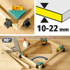 Wolfcraft Set for “Serraggio Ad Angle Retto” I 8626000 I 4 Morsetti Pro Giunzioni ES 22, Invalid Aiuto for Avvitare o Incollare Ad Angles Di 90°
