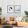 newgulzar 3D Wallpaper Wall Panels Self-Adhesive 10 Pieces Brick Waterproof Wallpaper Wall Stickers Foam Wallpaper 35 x 38.5 cm for Kitchen Living Room Bedroom Children's Room (White)