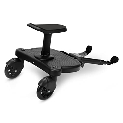 Tubiaz Buggy Board mit Sitz, Kiddy Board Trittbrett, Universal Stehbrett
