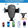 FINIBO Handyhalterung, 3 in 1 Handy Halterung Auto Saugnapf & Lüftung, Verstellbarer Winkel 360° Drehbar, für Auto, KFZ Kompatibel mit iPhone Samsung Huawei Xiaomi usw