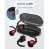 SUPCEAT Earplugs for Sleeping and Hearing Protection, 2 Pairs Reusable and Washable Silicone Noise Protection Plugs for Sleeping, Festivals, Concerts, Working, Studying