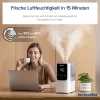 LEVOIT Smart Humidifier, Warm & Cool Mist Max 550ml/h, 4.5L Humidifier up to 40m² 45H, 26dB Aroma Room Humidifier with Night Light for Bedroom, Children's Room and Plants